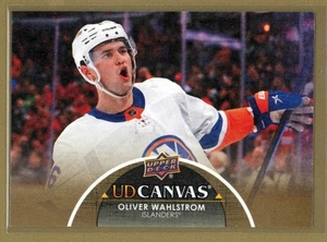 2021-2022 Upper Deck Ice Hockey UD Canvas Oliver Wahlstrom C322 - Picture 1 of 2