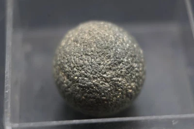 Pyrit Kugel | FO: Rettigheim | Micromount seltene Systematik #R276 - Bild 1 von 4