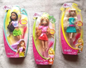 LOT WINX DOLLS: EVERYDAY, ½ FULL COLLECTION: AISHA FLORA STELLA! BRAND NEW IB! - Picture 1 of 5