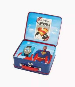 Superman x Fossil Limited Edition METROPOLIS Quartz Watch Hero Set 2025 - Picture 1 of 7