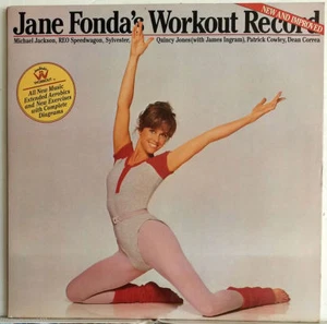 Jane Fonda's Workout Vinyl Michael Jackson Quincy Jones     - Picture 1 of 2
