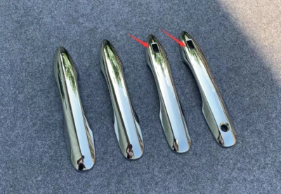 Chrome Outer Door Handle Cover Trim For 2020-2023 Toyota Harrier Venza ABS Decor - Imagem 1 de 3