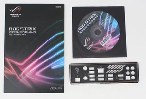 ASUS Strix X399-E Gaming - SET Handbuch ATX IO Shield Slotblende CD (#17183) - Bild 1 von 1