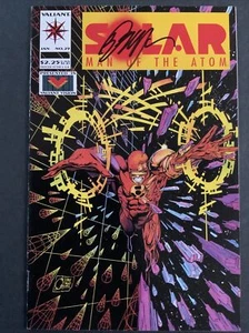 SOLAR, MAN OF THE ATOM 29 SIGNED BOB LAYTON Solar Man NM COA - Picture 1 of 11