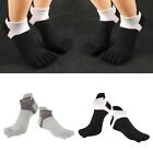 2 Paar Unisex  Cotton Toe   Athletic Running Ankle Socks Casual