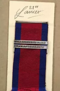Ejército Británico MGSM MILITAR SERVICIO GENERAL MEDALLA BROCHE BARRA Barrosa - Imagen 1 de 4