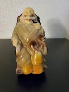 Juguete de silla mecedora de plástico vintage hecho en el banco de Hong Kong para abuelo fondo de jubilación - Imagen 1 de 10