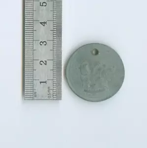 ANTIGUA ETIQUETA DE PERRO CROACIA 1921 ZAGREB - Imagen 1 de 2