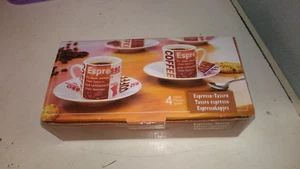4 Moccatassen - Bild 1 von 2