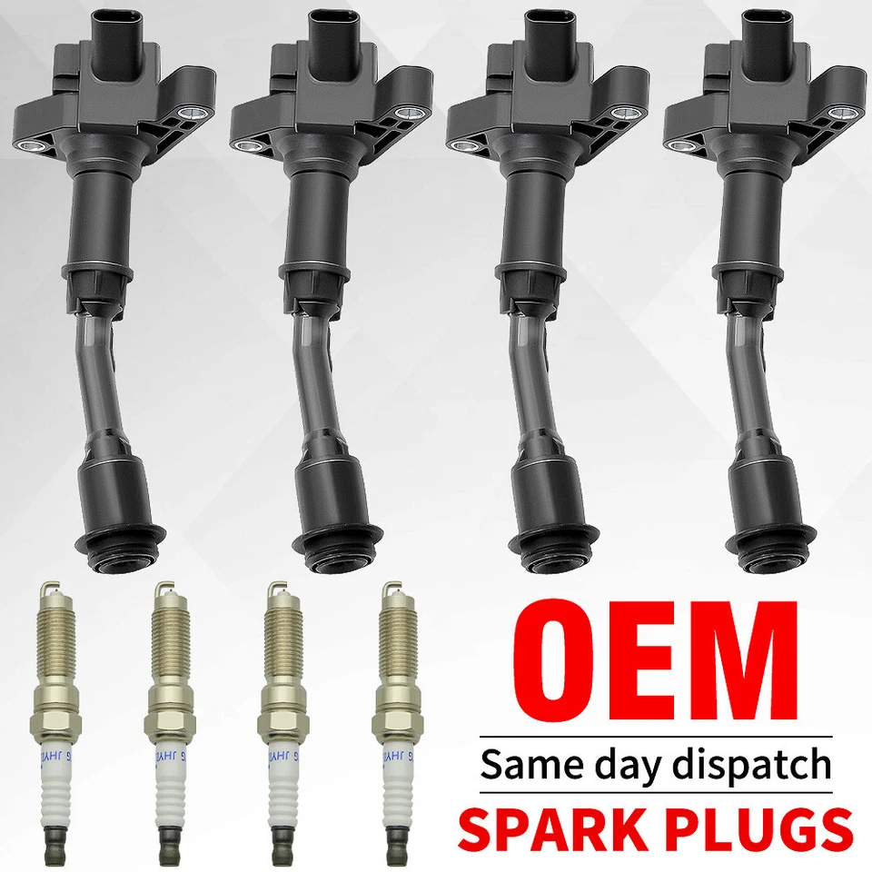 4X Bobina de encendido + 4X Bujía OEM para Ford Fusion Escape 2014-2020 1,5L UF735 Foto 1 de 4