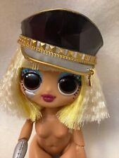LOL Surprise REMIX OMG Fame Queen DOLL BLACK IRIDESCENT HAT TRIMMED IN SILVER/GO