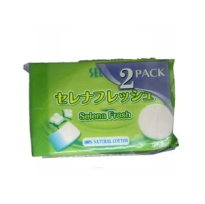 COTTON LABO [SELENA FRESH] 100% Natural Cotton Pad 110 count 2 Packs / US Seller - Picture 1 of 3