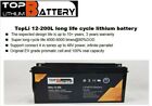 TopLi 12V200Ah Long Life Cycle Lithium Battery