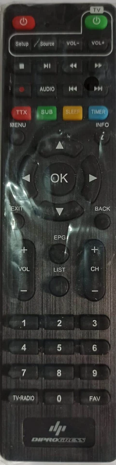 Telecomando originale per diprogress TivùSat DPS102TV, DPTVSAT21