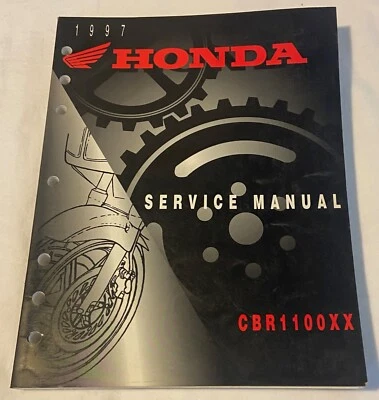 HONDA OEM Genuine Factory Service Repair Manual 97 CBR1100XX Super Black Bird - Imagem 1 de 4
