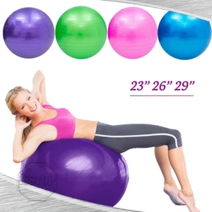 23" 26" 29" Übung Workout Yoga Ball Anti Burst für Fitness Balance Kontrolle USA - Bild 1 von 12