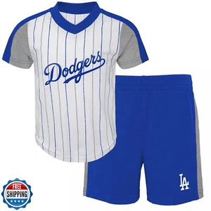 MLB Kids 4-7 The Line Up Official 2 Piece Short Sleeve T-Shirt and Shorts Set - Picture 1 of 5