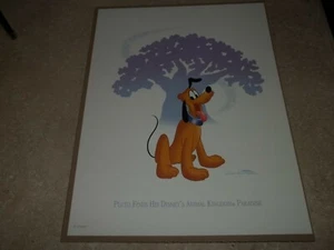 Disney "Pluto Finds His Disney's Animal Kingdom Paradise" 2008 LE Lithograph - Picture 1 of 2