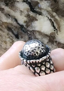 Dian Malouf Pomegranate Ring Size 7 ~ 15.08 Grams NEAT Piece! - Picture 1 of 6