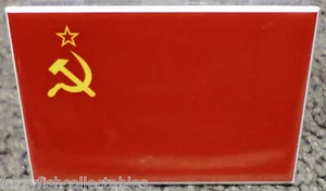 USSR Country Flag  2" x 3" Refrigerator Locker MAGNET Russia Soviet Union - Picture 1 of 3
