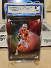 2023 Panini Select Draft Picks #CW-JSN Jaxon Smith Njigba Color Wheel ISA 10 🔥