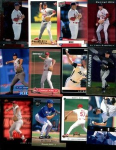 	 DARRYL KILE LOT OF 80  ALL DIFFERENT BASEBALL CARDS ROCKIES CARDINALS ASTROS