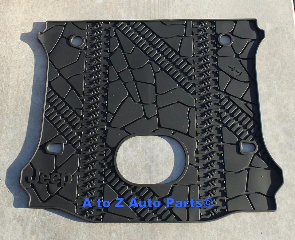 NEW 2015-2018 Jeep Wrangler Tire Tread CARGO MAT / TRUNK LINER W/Subwoofer,OEM  - Изображение 1 из 1
