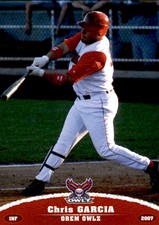 2007 Orem Owlz Grandstand #10 Chris Garcia Bensonhurst New York NY Baseball card