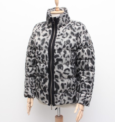 Giacca Tampone Donna MONCLER GAMMA ROUGE Paulin Trapuntata Stampa Leopardata 2 ~M