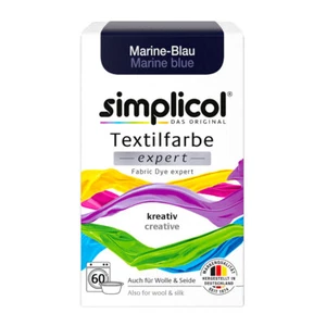 Simplicol Textilfarbe expert zum kreativen Färben Marine Blau - Picture 1 of 1