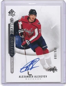 2020-21 SP Authentic Alexander Alexeyev Future Watch Rookie Auto Card /999 - Picture 1 of 2