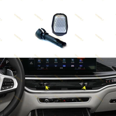 Dashboard Middle A/C Air Vent Outlet Knob w/ Bracket For BMW X5 X6 X7 2023-2025 - Image 1 of 4