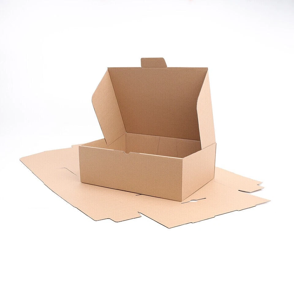 20x Brown Mailing Box Shipping Carton A4 BX2 Large Cardboard 310 x 225x 102mm - Image 1 of 4