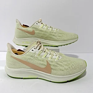 Nike Air Zoom Pegasus 36 Women's Size 10 Running Shoes Green Cream AQ2210-002 - Picture 1 of 11