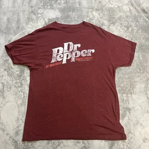 Tee Luv Dr Pepper Grafik T-Shirt Größe L Retro Logo Baumwolle Polyester - Bild 1 von 6