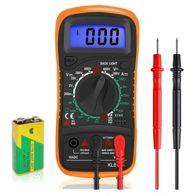 Digital Multimeter AC/DC Spannungsprüfer Ohmmeter Widerstand Strom Tester - Bild 1 von 4