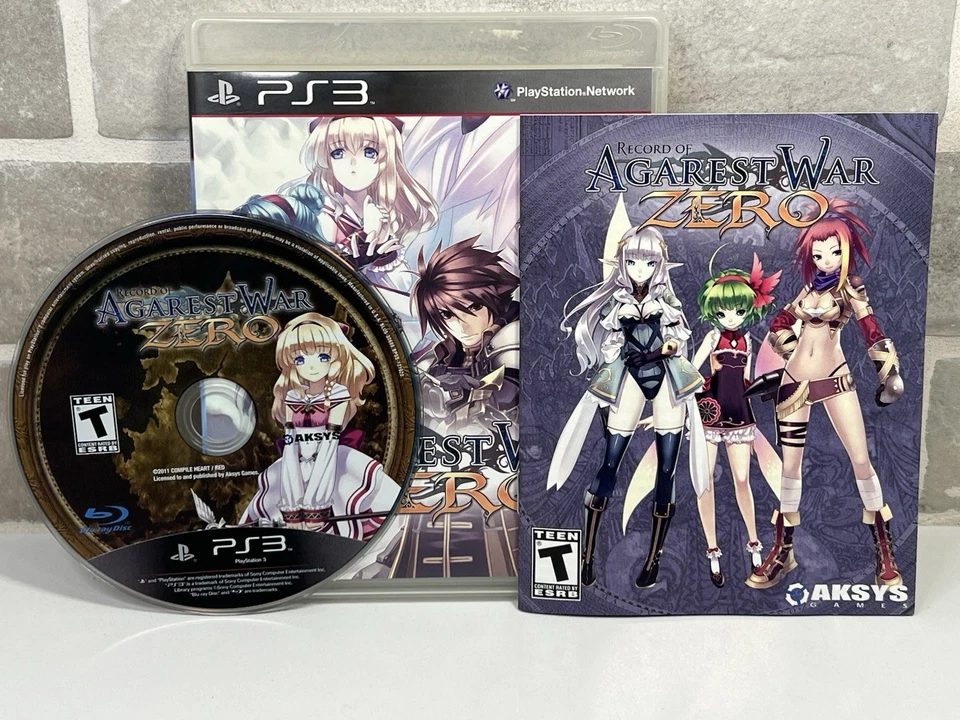 Record of Agarest War Zero - Sony PlayStation 3 - PS3 CIB Complete - Image 1 of 4