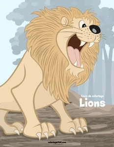 Livre de coloriage Lions 2 by Nick Snels (French) Paperback Book - Picture 1 of 1