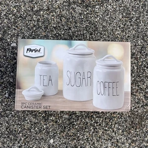 Parini 3 Piece Ceramic Canister Set - Picture 1 of 2