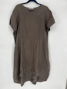 Bryn Walker Marina Hi Low Leinenkleid in Laternenform Schwalbenschwanz M - Bild 1 von 5