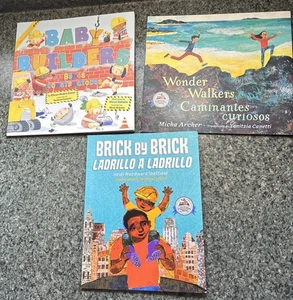 Imagination English/Spanish Books (Brick by Brick/Wonder Walkers/Baby Builders) - Picture 1 of 2