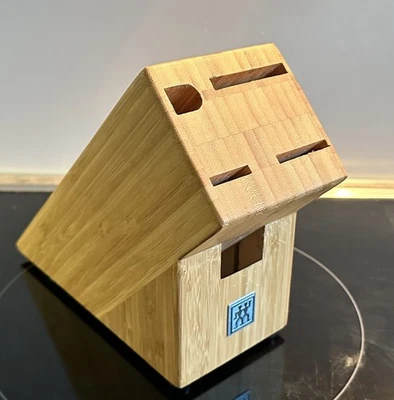 ZWILLING MESSERBLOCK BAMBUS UNBESTÜCKT FÜR 5 teile MESSER, WETZSTAHL, SCHERE  - Bild 1 von 4