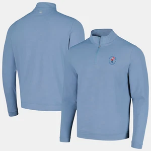 Maglione Peter Millar 124th U.S. Open Pinehurst Perth Performance quarto di zip L - Foto 1 di 3