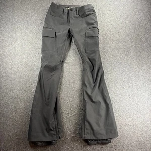 Burton DryRide Ski Snowboard Hose Damen XS schwarz Cargo ausgestellt wasserdicht - Bild 1 von 8