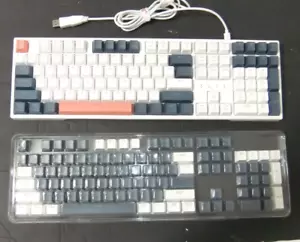 Redragon K668 RGB Gaming Keyboard, 104 Keys + Extra 4 Hotkeys Wired Mechanical K - Picture 1 of 7