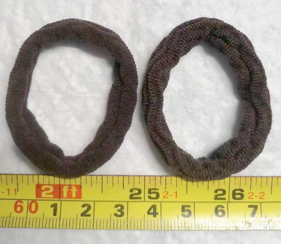 B5 Corbata para el cabello marrón mini corbata pelo banda elástica femenina cuerda para el cabello sombreros 5 piezas Foto 1 de 1