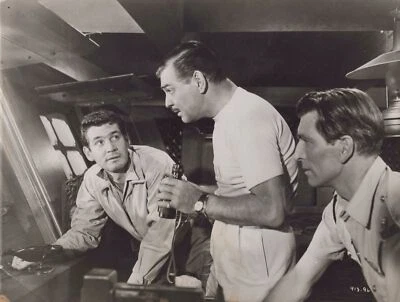 Soldier of Fortune RARE 1955 Gable Barry Rennie Ship Cabin 9x7 Still Movie Photo - Image 1 of 2