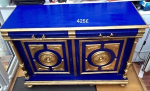 Genuine Antique 1870 carved oak Court Cabinet - original Victorian era hand made - Picture 1 of 6