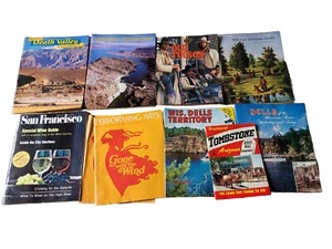 Lot Of 9 Vintage Travel Guides Tourist Books Souvenirs - Picture 1 of 11