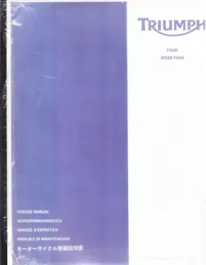 2000-2004 Triumph TT600 & Speed Four Factory Service Manual NEW - Reprint - Picture 1 of 1